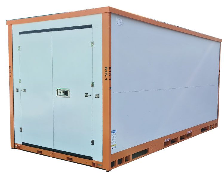 painted protable container